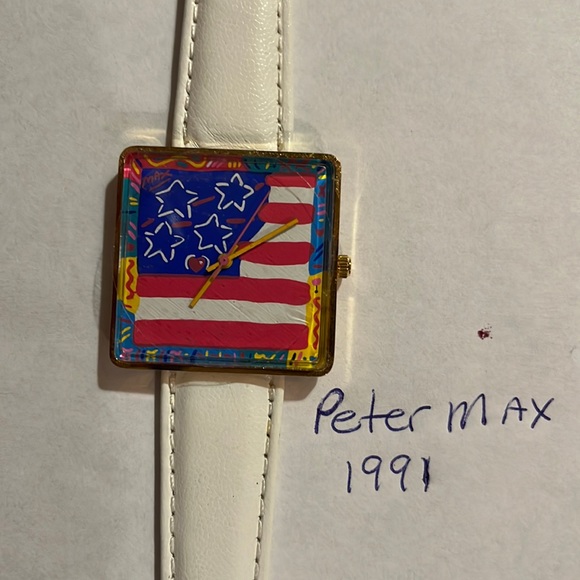 Peter Max 1991 Vintage American 🇺🇸 Watch
